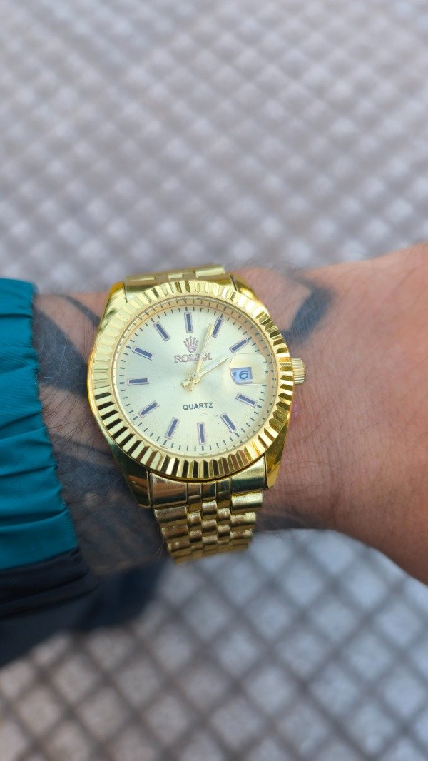 Producto - Reloj Rolx Dorado Fondo Dorado