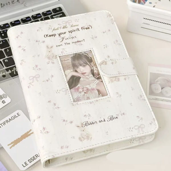 Producto - Binder macaron A5 flowers