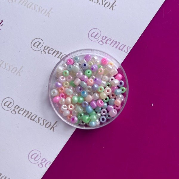 Producto - Mostacilla multi pastel