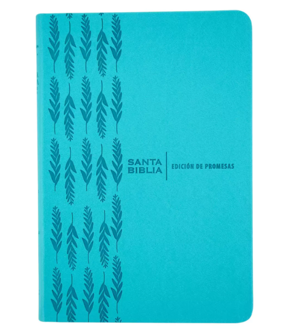 Producto - BIBLIA RVR PROMESAS LETRA GIGANTE PIEL ESPECIAL TURQUESA