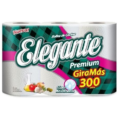 Producto - ELEGANTE ROLLO DE COCINA GIRA MAS 3X100 (BULTO) COD 930