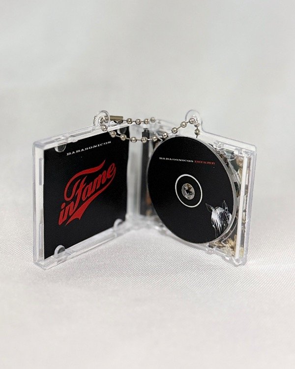 Producto - Llavero Mini Cd INFAME Babasonicos con NFC - Llaveros - 1
