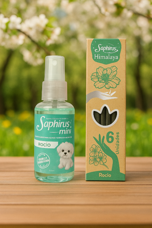 Producto - Combo Mini Textil 60 ml + Saphirus Himalaya - Saphirus