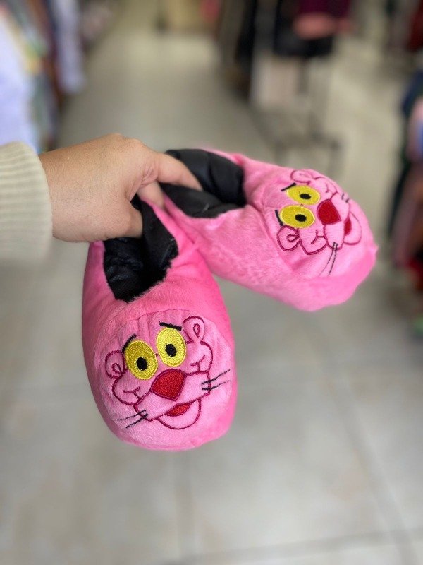 Producto - Pantuflón pantera rosa - COD 452