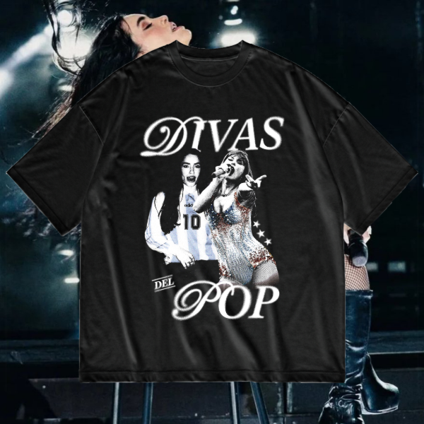 Producto - REMERA OVERSIZE DIVAS DEL POP - 0