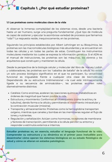 Producto - Proteinas. Estructura- función y dinámica. - 1