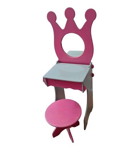 Producto - Tocador gris vintage y rosa