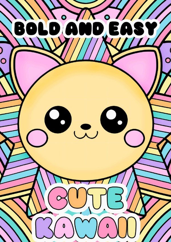 Producto - My Coloring Era - Cute Kawaii Vol 1 - Libro para Colorear