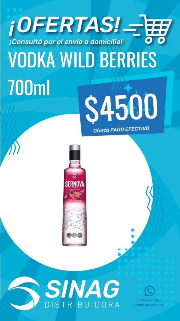 Producto - Vodka Sernova Wild Berries 700ml
