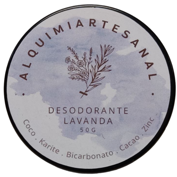 Producto - Desodorante natural Lavanda - 50g [Alquimiartesanal]