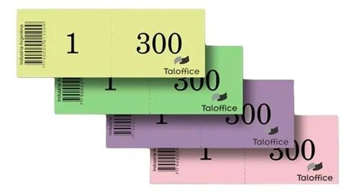 Producto - TALONARIO DE NUMEROS RIFAS TURNO 1 AL 300