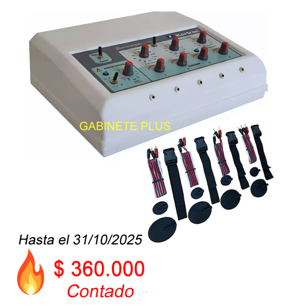Producto - Biocontractor  Rehabilitacion Musc, TENS, iontoforesis, Kertran Gr Gabinete Plus
