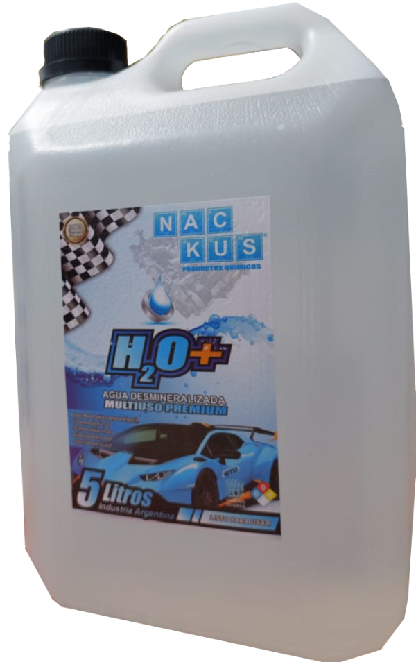 Producto - Agua desmineralizada bidon x 5 Ltrs