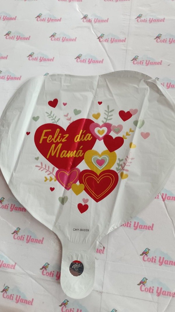 Producto - Globos Feliz dia Mamá 23cm - 6