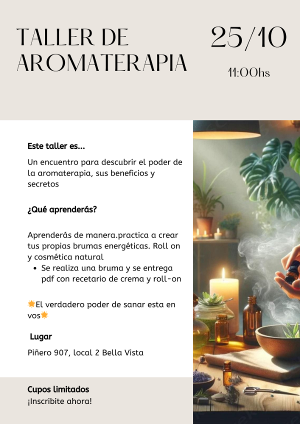 Producto - Taller Aromaterapia y armado Rocío Aurico