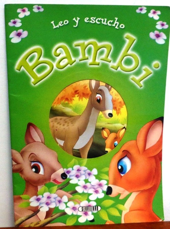 Producto - BAMBI - LEO Y ESCUCHO - SERVILIBRO - SOLO EL LIBRO