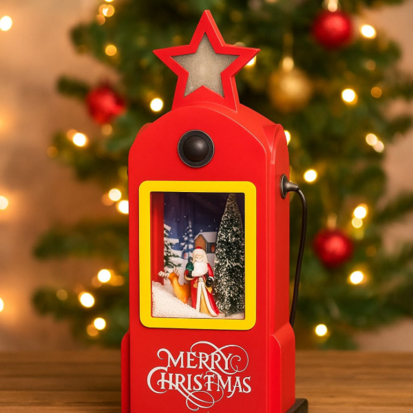 Producto - ADORNO NAVIDEÑO C/ LUZ, SONIDO Y MOVIMIENTO SURTIDOR