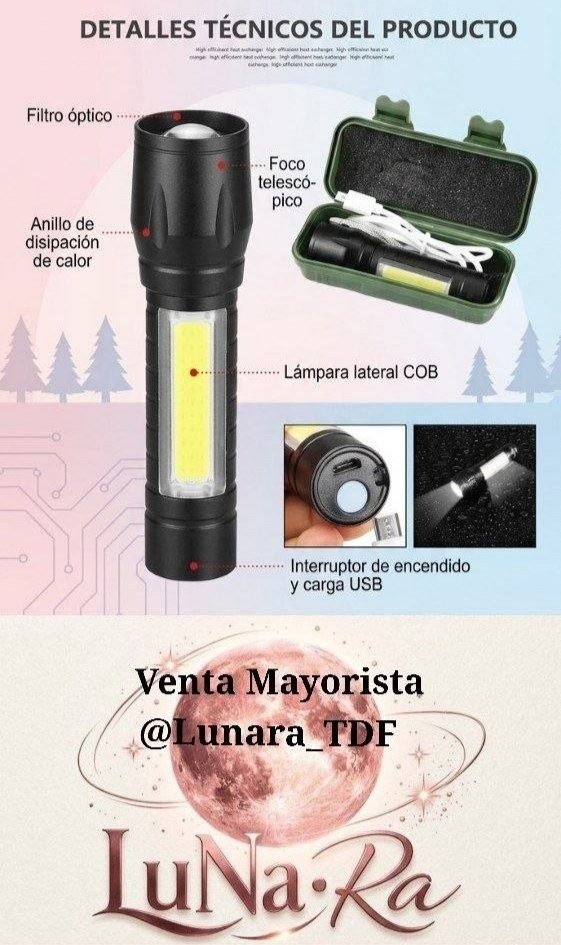 Producto - Linterna Táctica Recargable - 1