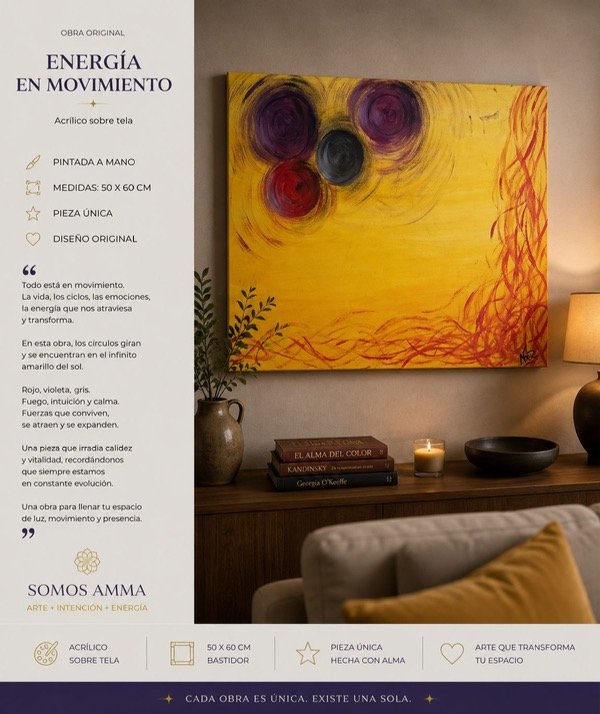 Producto - ENERGÍA EN MOVIMIENTO  OBRA ORIGINAL - 1