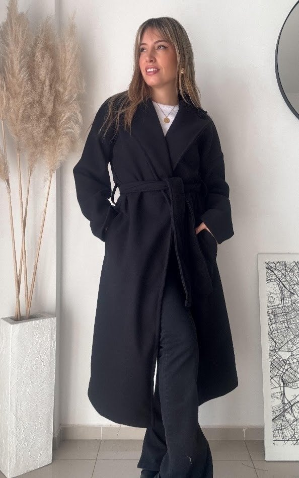 Producto - Tapado con lazo amplios (Talle 3 y 5)