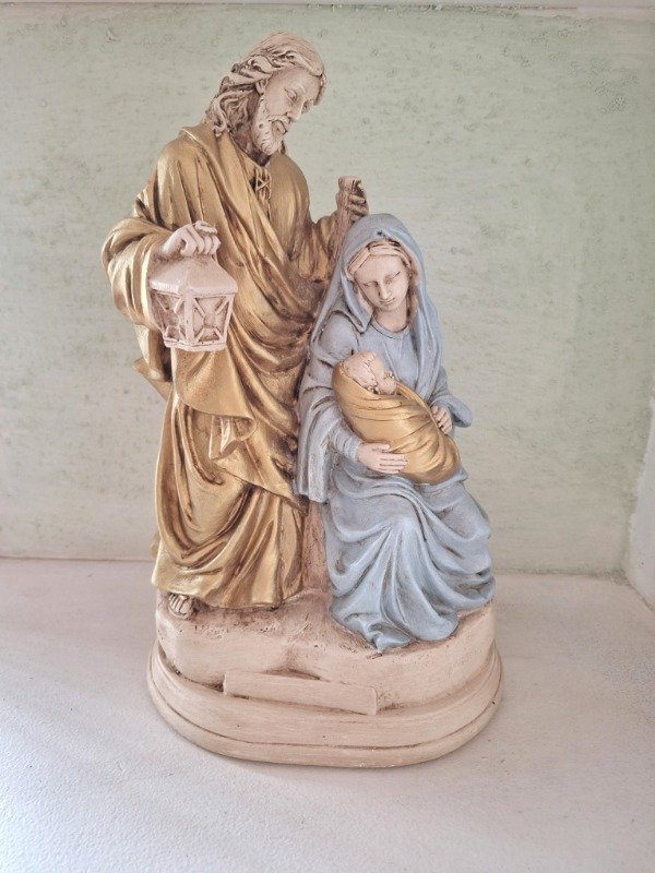 Producto - Pesebre farol con bastón Sagrada Familia
