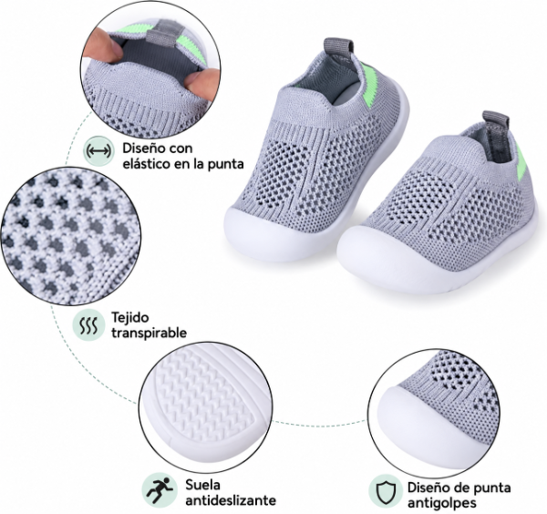 Producto - Las más vendidas! Zapatillas con suela súper flexibles y ergonómicas del 18 a 25 - 1