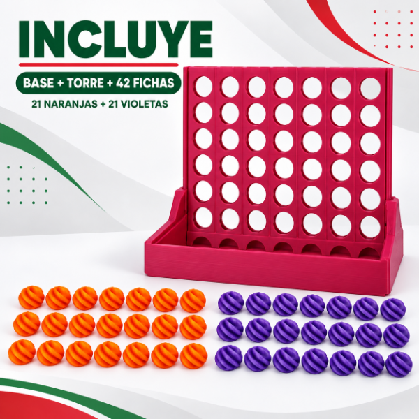 Producto - Juego Conecta 4 Twister Modelo Grande - 5