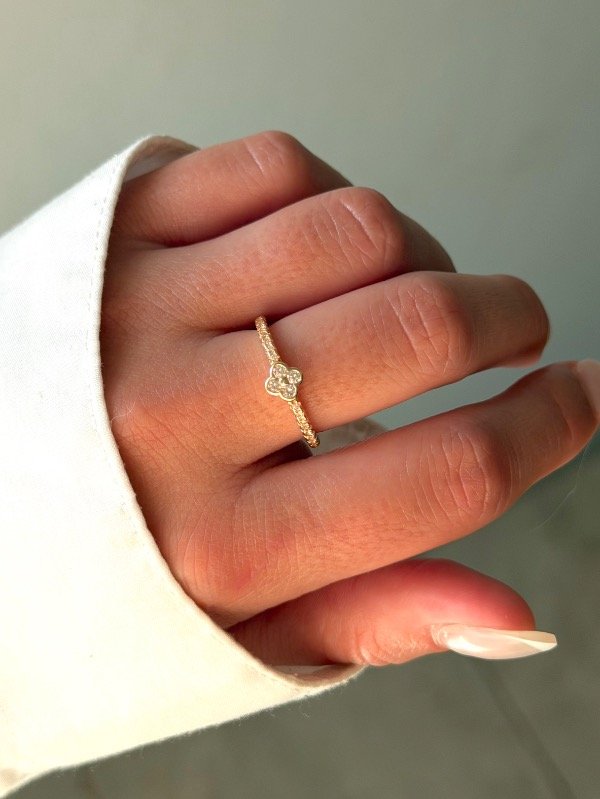 Producto - Anillo dorado axis cubic