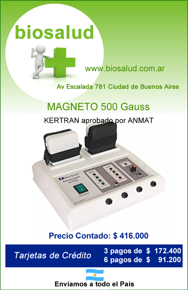 Producto - MAGNETO 500 GAUSS - Con dos solenoides planos - MARCA KERTRAN