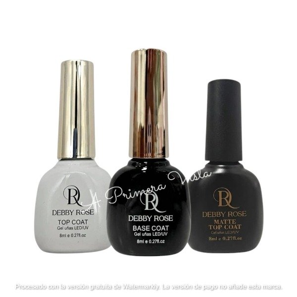 Producto - Base, top o top matte c/u