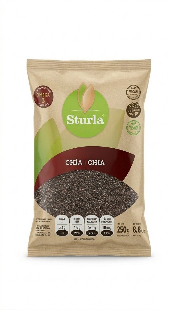 Producto - SEMILLAS DE CHIA POR 250GR STURLA