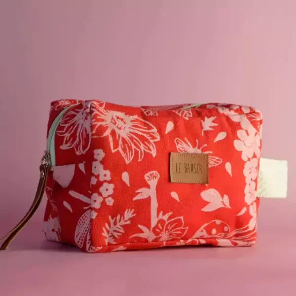 Producto - Necessaire Jardín Rojo - Lebaiser