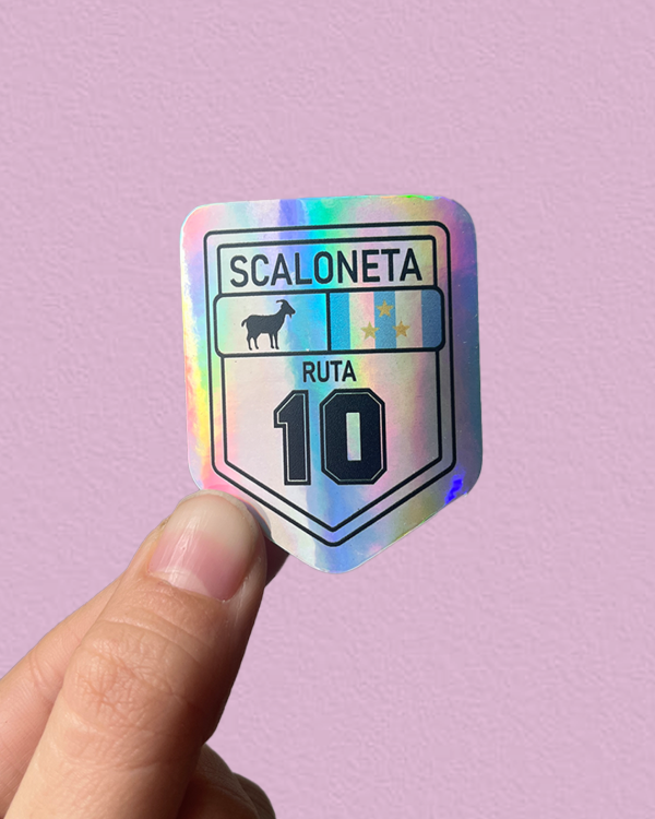 Producto - SCALONETA HOLO - Sticker Individual Holografico Seleccion