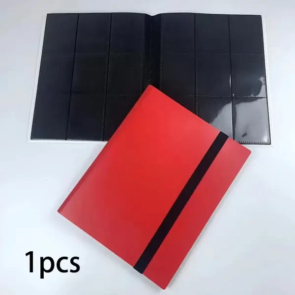 Producto - Binder Carpeta 8 360 Cartas Tcg Standard Rojo - 3