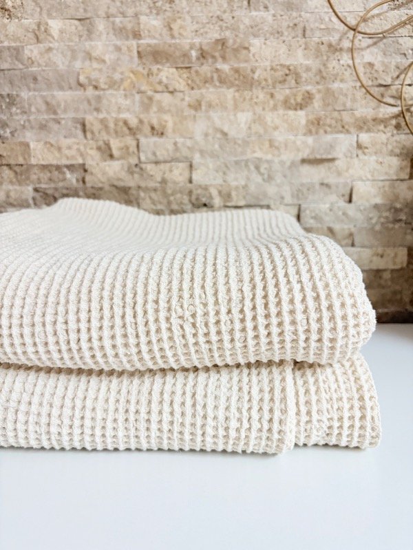 Producto - Manta Nido o waffle 120x140  color crudo