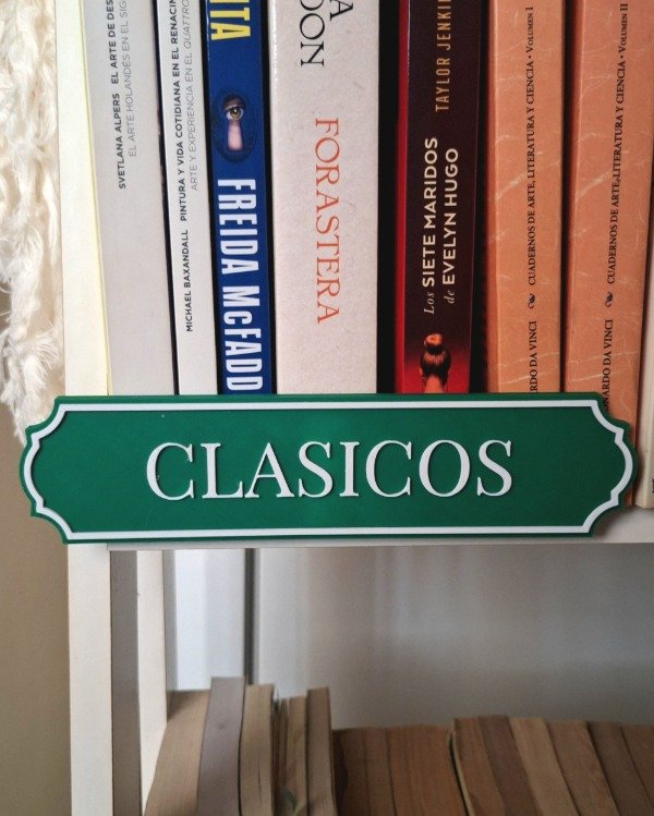 Producto - Cartel organizador "Clásicos"