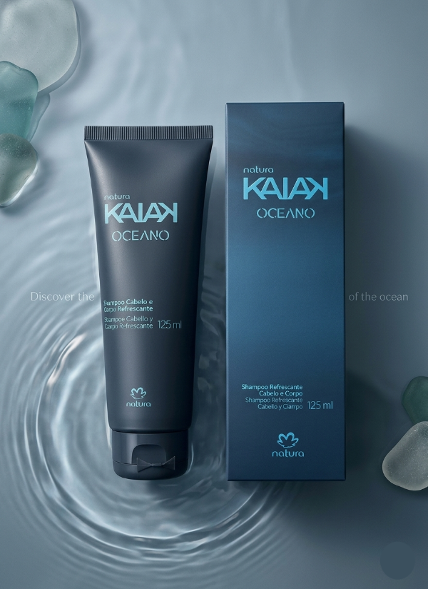 Producto - Shampoo para Cabello y Cuerpo "Kaiak Oceano" Natura de 125 ml