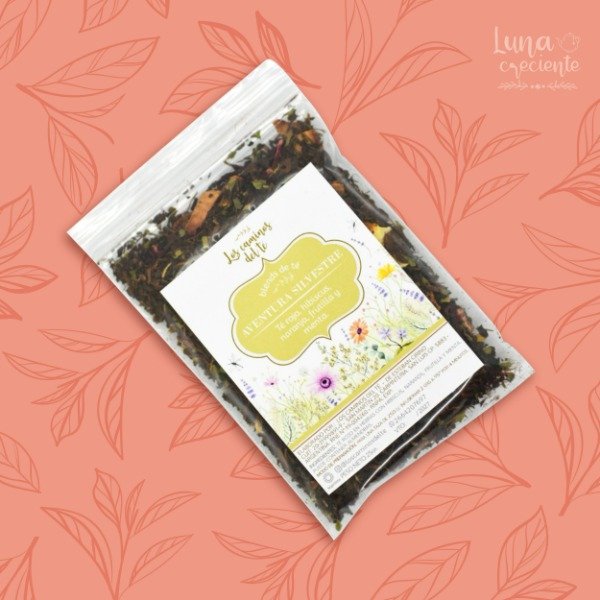 Producto - Aventura Silvestre- Té rojo,Hibiscus,Naranja,Frutilla,Menta - 0