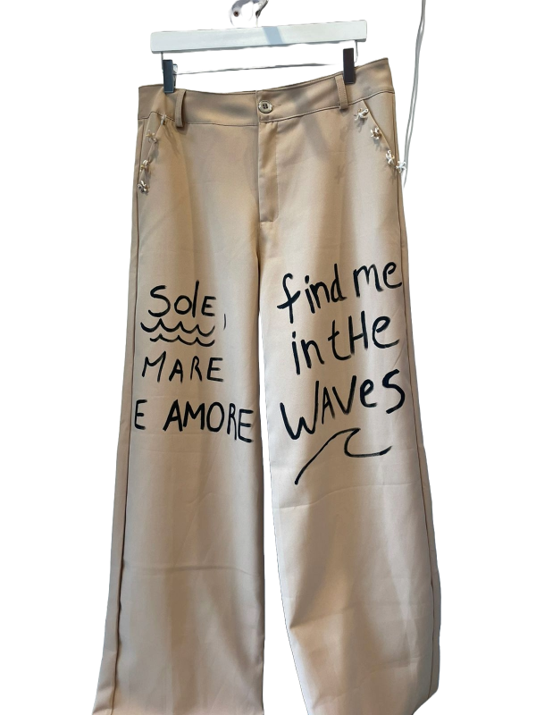 Producto - Pantalón Beige Find Me In The Waves
