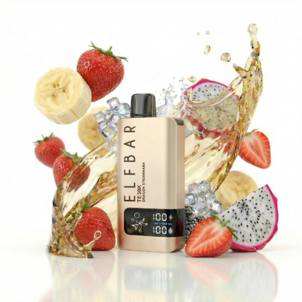 Producto - Elfbar TE30k - Dragon Strawnana (30.000 PUFFS)