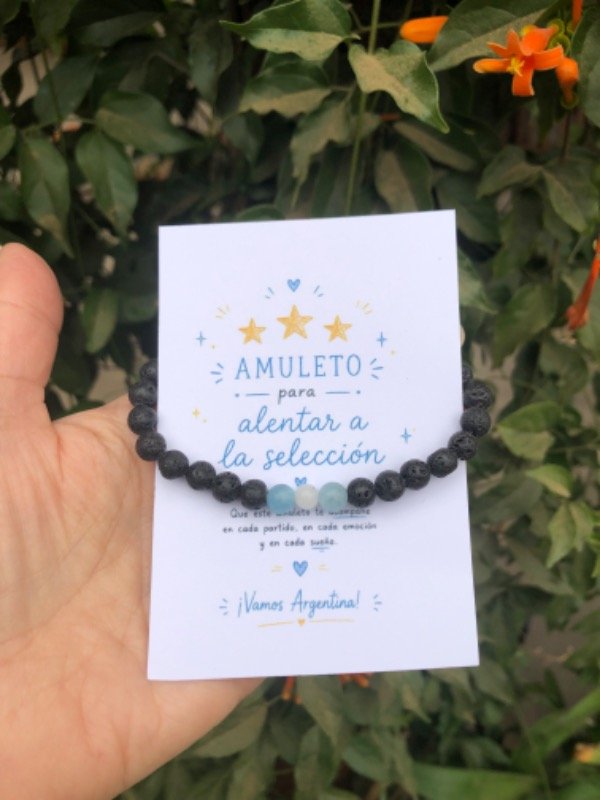 Producto - Pulsera roca volcánica Argentina