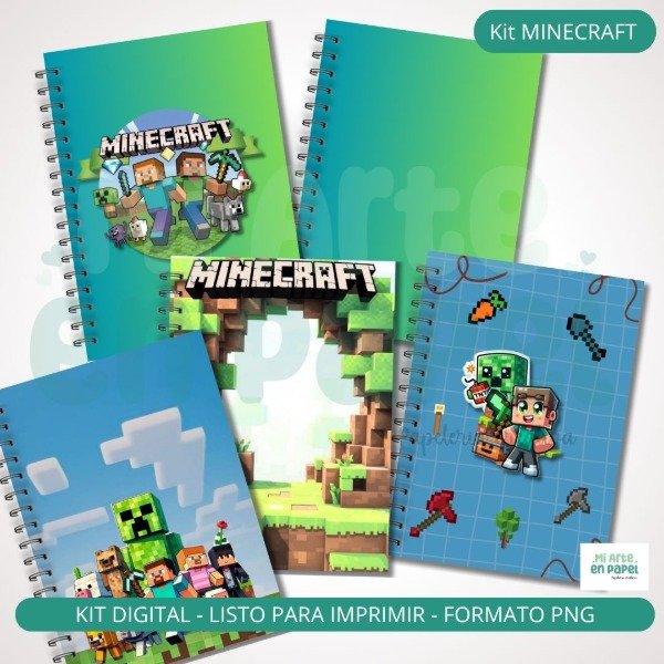 Producto - Kit Tapas Minecraft