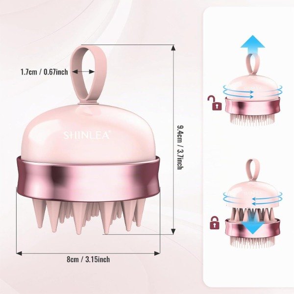 Producto - SHINLEA Masajeador de Cuero Cabelludo 2 en 1 - 1