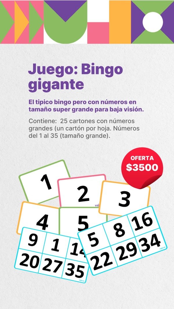 Producto - Bingo gigante