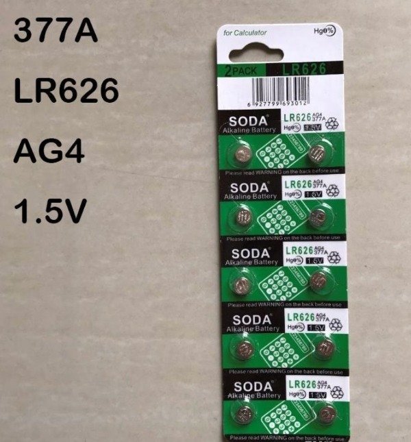 Producto - Pilas AG4-LR626 x 10