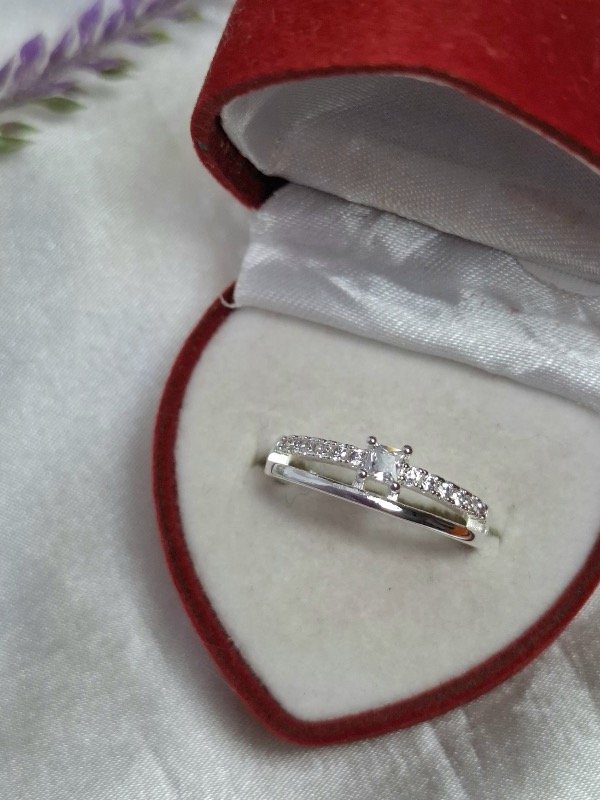 Producto - Anillo Ventisca acero blanco 18