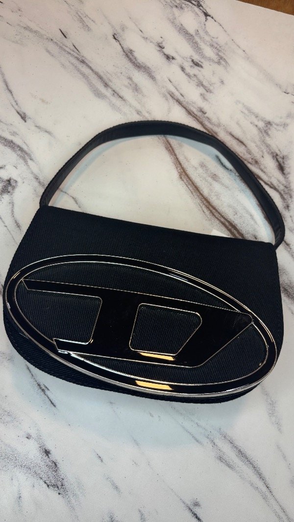 Producto - Minibag DIESEL negra doble correa - 3