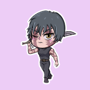 Producto - Stickers en Vinilo - Jujutsu Kaisen - Maki