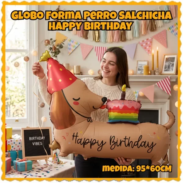 Producto - Globo mascota perrito salchicha
