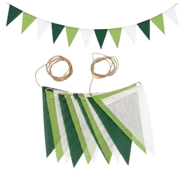 Producto - Banderin Arpillera Verde